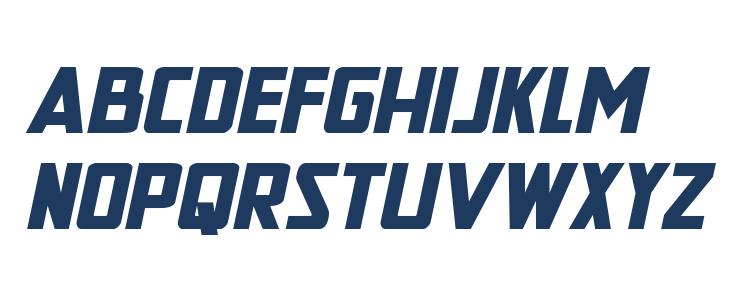 New Comic Title Expanded Ital Lowercase