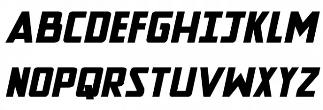 New Comic Title Expanded Italic Шрифта ВЕРХНИЙ