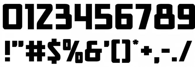 New Comic Title Expanded Font OTHER CHARS