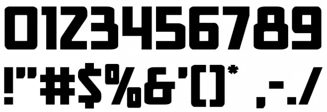 New Comic Title Expanded Font OTHER CHARS