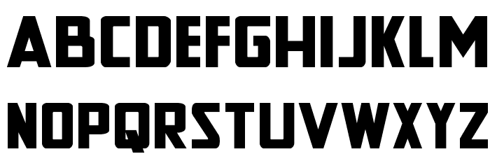 New Comic Title Expanded Font LOWERCASE