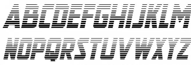New Comic Title Gradient Ital 字体 小写