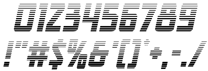 New Comic Title Gradient Italic Font OTHER CHARS