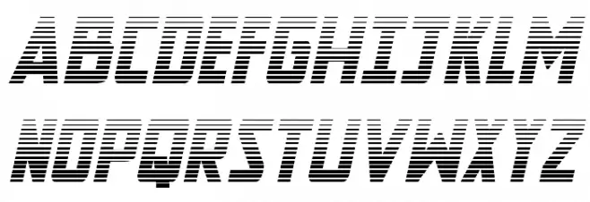 New Comic Title Gradient Italic Schriftart Groß