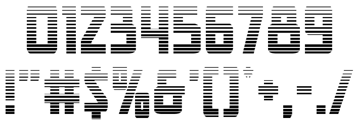 New Comic Title Gradient Font OTHER CHARS