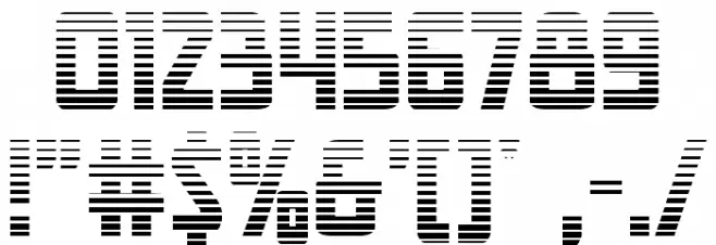 New Comic Title Gradient Font OTHER CHARS