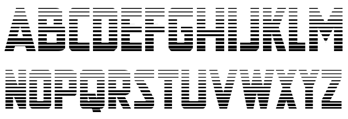 New Comic Title Gradient Font LOWERCASE