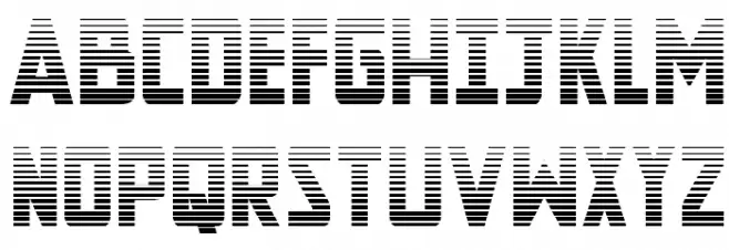 New Comic Title Gradient Fonte MAIÚSCULAS