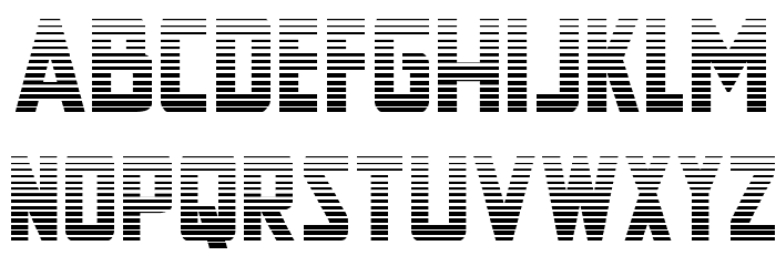 New Comic Title Gradient Font LOWERCASE