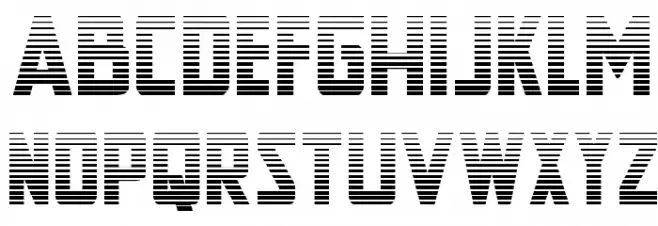 New Comic Title Gradient Schriftart Kleinbuchstaben