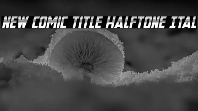 New Comic Title Halftone Ital Example 2