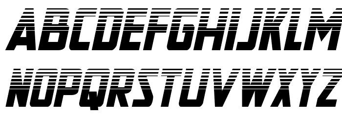 New Comic Title Halftone Ital Font LOWERCASE
