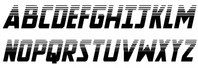 New Comic Title Halftone Italic 字体 大写