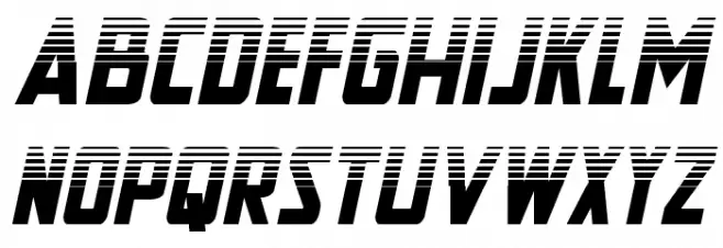 New Comic Title Halftone Italic Schriftart Kleinbuchstaben