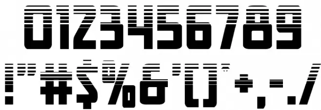 New Comic Title Halftone Font OTHER CHARS