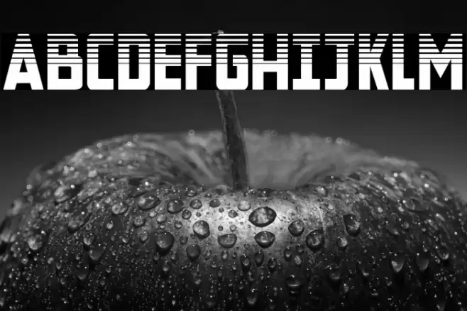 New Comic Title Halftone Font examples