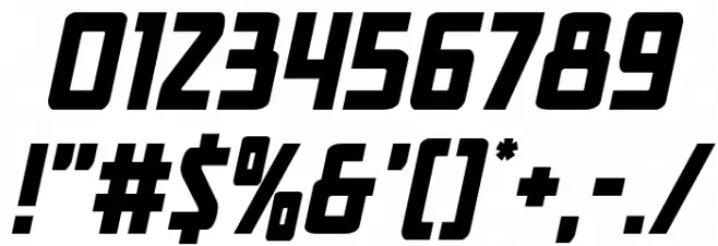 New Comic Title Italic Font OTHER CHARS