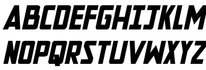 New Comic Title Italic Polices MAJUSCULES