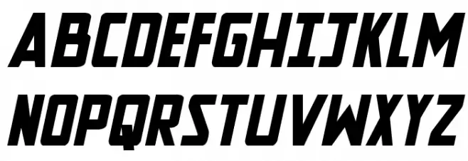 New Comic Title Italic Fonte MAIÚSCULAS