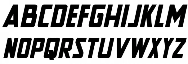 New Comic Title Italic Caratteri MINUSCOLO