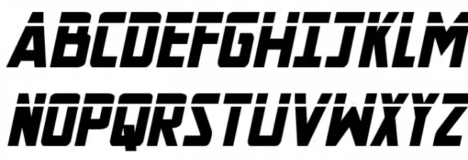 New Comic Title Laser Italic Font Litere mari