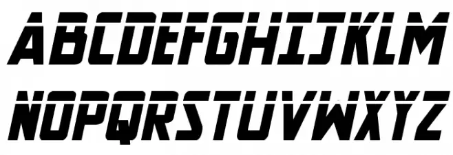 New Comic Title Laser Italic Fonte MAIÚSCULAS