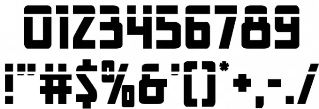 New Comic Title Laser Font OTHER CHARS