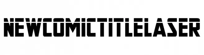 New Comic Title Laser  Frei Schriftart Herunterladen