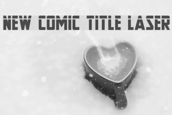New Comic Title Laser Font examples