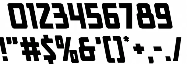 New Comic Title Leftalic Font OTHER CHARS