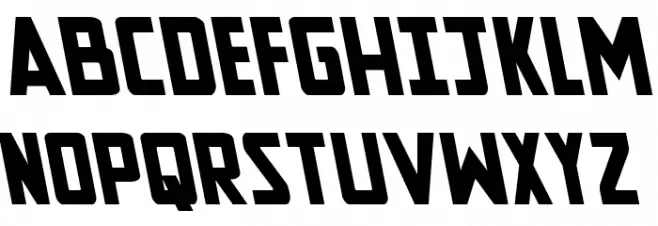 New Comic Title Leftalic フォント 大文字