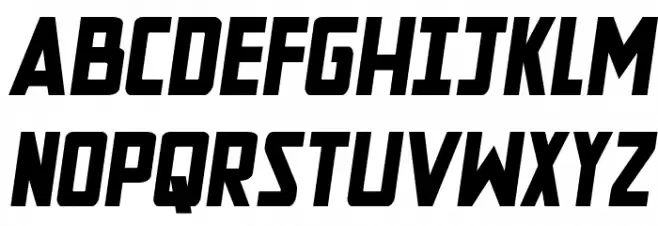 New Comic Title Semi-Italic Schriftart Groß