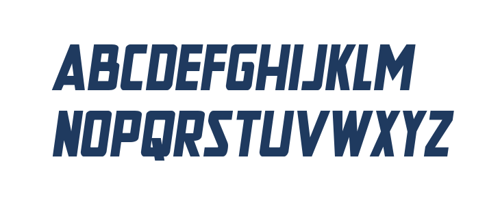 New Comic Title Semi-Italic Lowercase