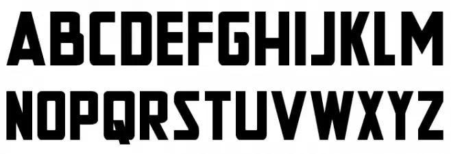 New Comic Title Spaced Font Litere mici