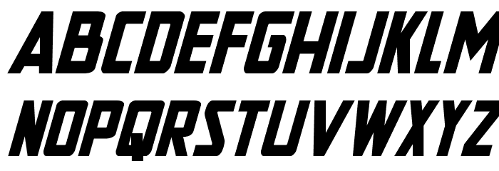 New Comic Title Super-Italic Font LOWERCASE