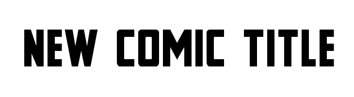 New Comic Title  नि: शुल्क फ़ॉन्ट्स डाउनलोड