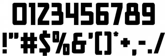 New Comic Title Font OTHER CHARS