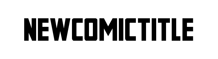 New Comic Title  Free Fonts Download