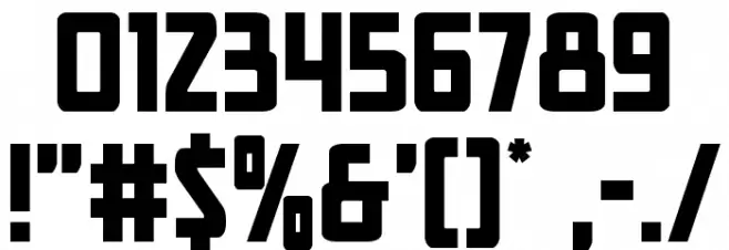 New Comic Title Font OTHER CHARS