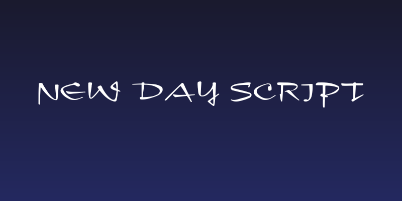 New Day Script Social Header