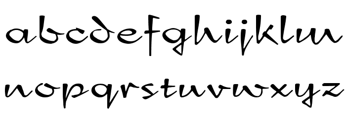 New Day Script フォント 小文字
