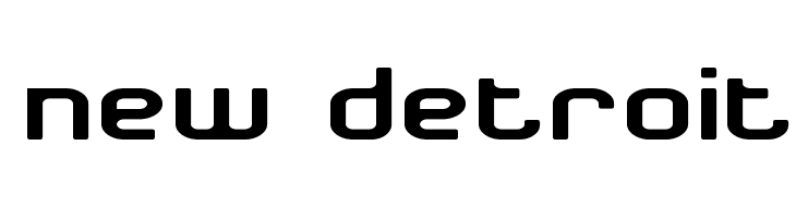 New Detroit Font