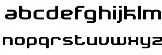 New Detroit Font UPPERCASE