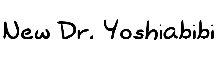 New Dr. Yoshiabibi Font