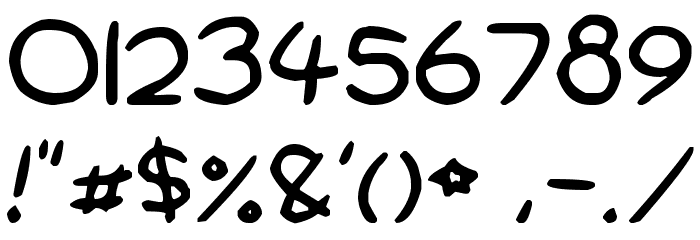 New Dr. Yoshiabibi フォント その他の文字