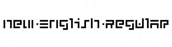 New English Regular  Fuentes Gratis Descargar