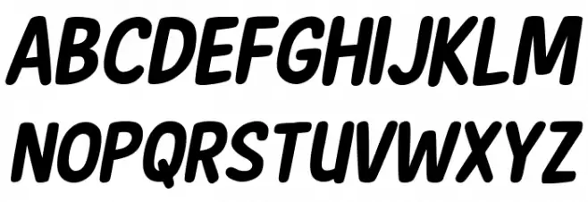 New Era Casual Bold Italic Polices MAJUSCULES