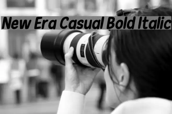 New Era Casual Bold Italic  examples