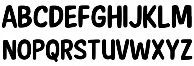 New Era Casual Bold Schriftart Groß
