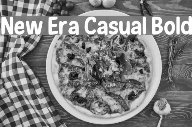 New Era Casual Bold Font examples